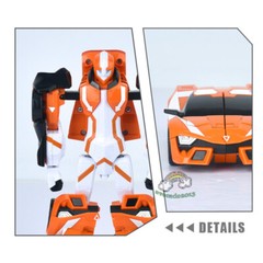 Tobot V Galaxy Detectives Alpha-Plus Transforming Sports Car Robot Figure Toy