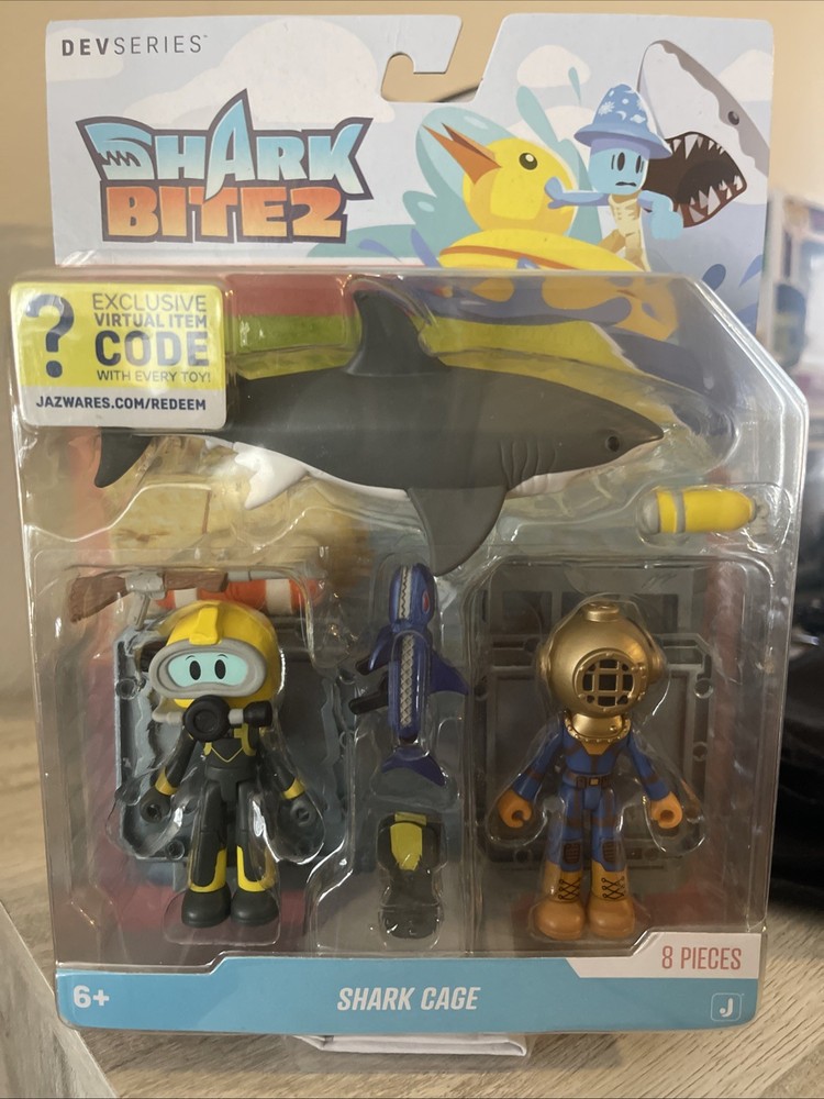 DEVSERIES Game Pack w/ Code Shark Bite 2: Shark Cage Diver Sea Diver TOY NEW NIB