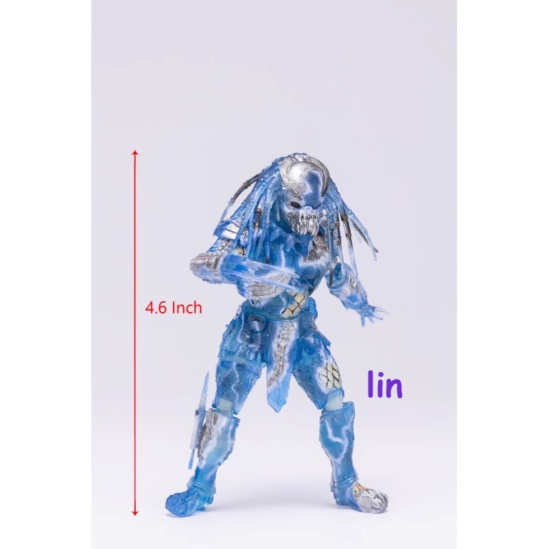 HIYA AVP 1/18 Celtic Predator Transparent 5″ Ultra-Articulated Figure