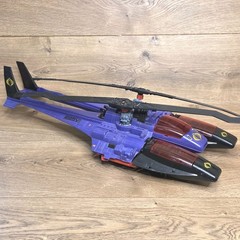 Vintage 1987 G.I. Joe Cobra Mamba Attack Helicopter ARAH Hasbro Incomplete