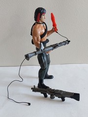 John Rambo “Force of Freedom” 7″ Action Figure (near complete) 1985 by Anabasis