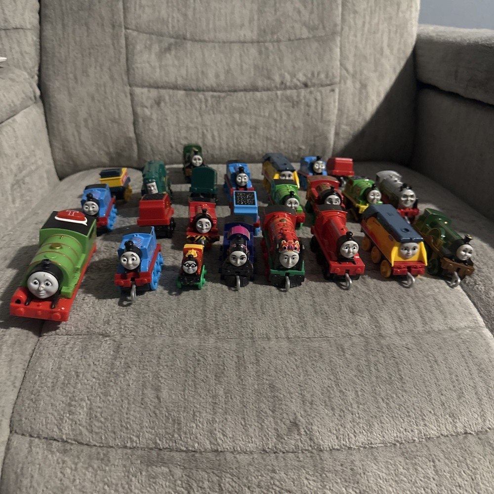 Lot Of 24 Thomas The Tank Engine & Friends Diecast Lot Of Push Along Trains