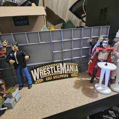 WWE Mattel WrestleMania 39 Goes Hollywood 2023 8 X 3 Logo Accessory