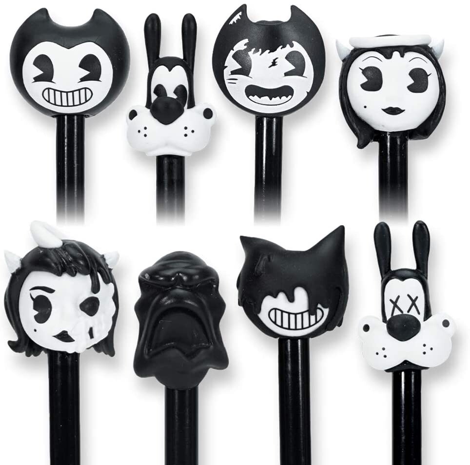 PHAT MOJO Bendy and the Ink Machine – Pen Topper (Set of 8) FACTORY SEALED !!!