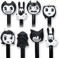 PHAT MOJO Bendy and the Ink Machine – Pen Topper (Set of 8) FACTORY SEALED !!!