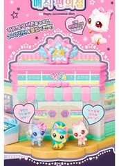 NEW WishCat Magic Convenience Store Toy Play Set Light Up Sound SAMG Korea