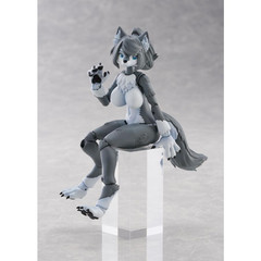 Aoshima Kemopla No.KP-03R Gray Wolf Non-scale Plastic Model Kit Figure