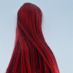1/6 Scale Artificial Hair Wig Cover 12″ Female Figure Dress Up Head Accessories