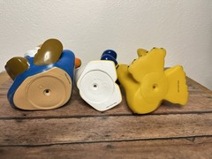 Disney Lot of 3 Rubber Toy Figures Donald Duck Goofy Pluto Bath Toys