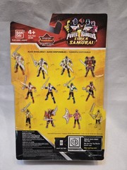 5 New In Package Power Rangers Super Samurai Shogun, Red, Yellow, Green, Blue