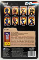 *NEW* Super7 ReAction G.I. Joe DESTRO 3.75″ Action Figure (L3)