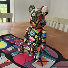 2023 Designer Con Exclusive Dabsmyla Cosmic Bloom Bearbrick 400/100% Set