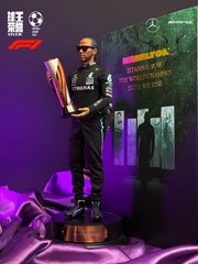 Lewis Hamilton 7x Champion Mercedes F1 1/6 Figure & Car Model – In Stock