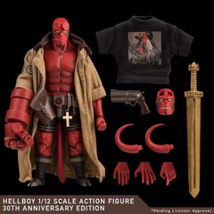 1000 1/12 Hellboy Manga 30th Anniversary Edition Action Figure 17CM In Stock