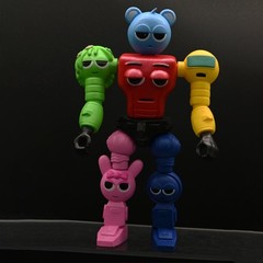 Game Figures Sprunki Assemble Robot Action Figures Model Desktop Ornaments Gifts