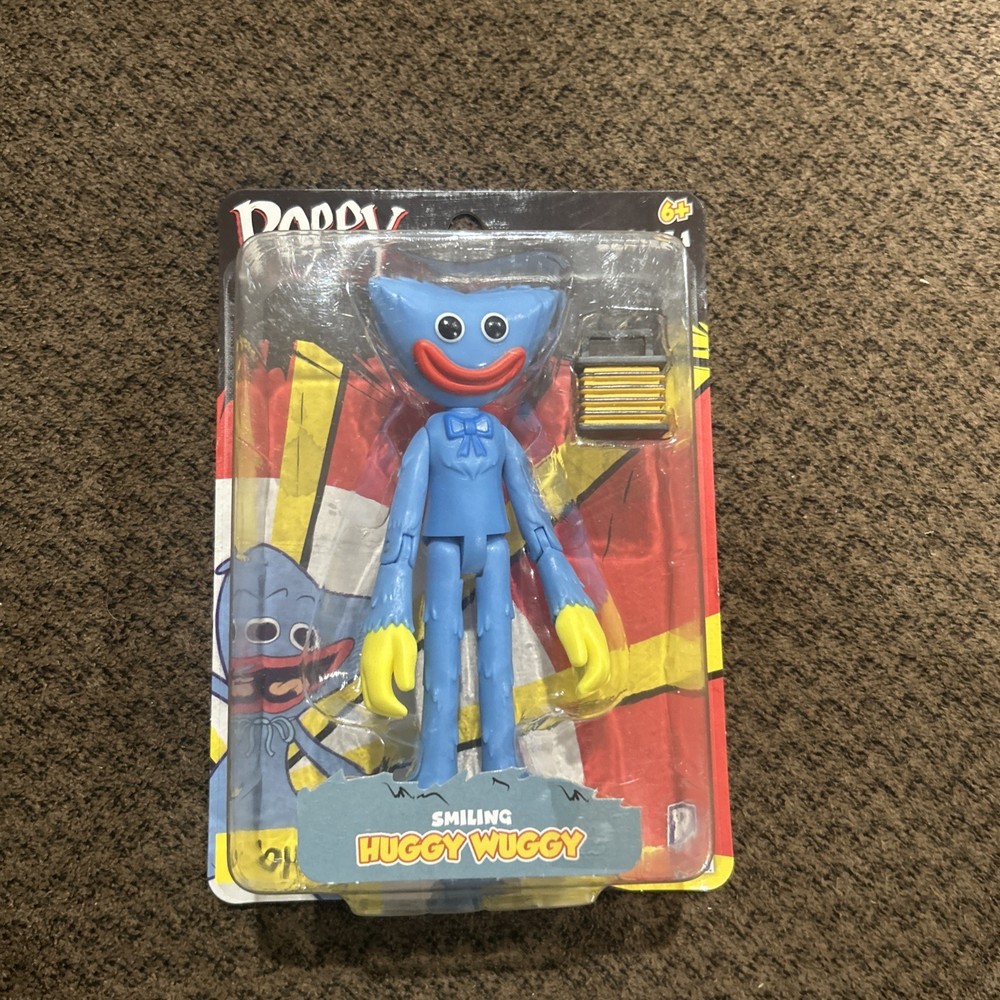Poppy Playtime Smiling Huggy Wuggy Series 1 Action Figure Phat Mojo 2023 5″