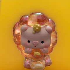 M Cute! Greedy Piglets Blind Box Confirmed Light Up Popcorn Chicken Figure