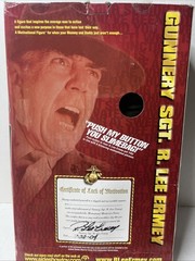 2001 Gunnery Sgt R. Lee Ermey 12″ Motivational Talking Figure SIGNED New In Box