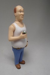 VHTF! 2002 King of the Hill toy BILL DAUTERIVE action figure ToyCom hank bobby
