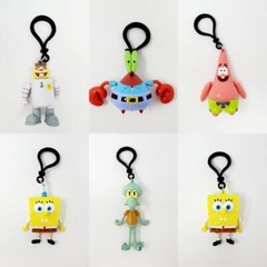 SpongeBob SquarePants Chibi In Motion Complete Set of 6 REGULAR Danglers