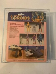 Vintage Star Wars Droids TV Series Glasslite Vlix AFA 60 80/50/80 MOC