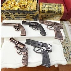 6PC Unique Castle Pistol Revolver Gun Soldier Warrior 1:6 Scale Action Figure