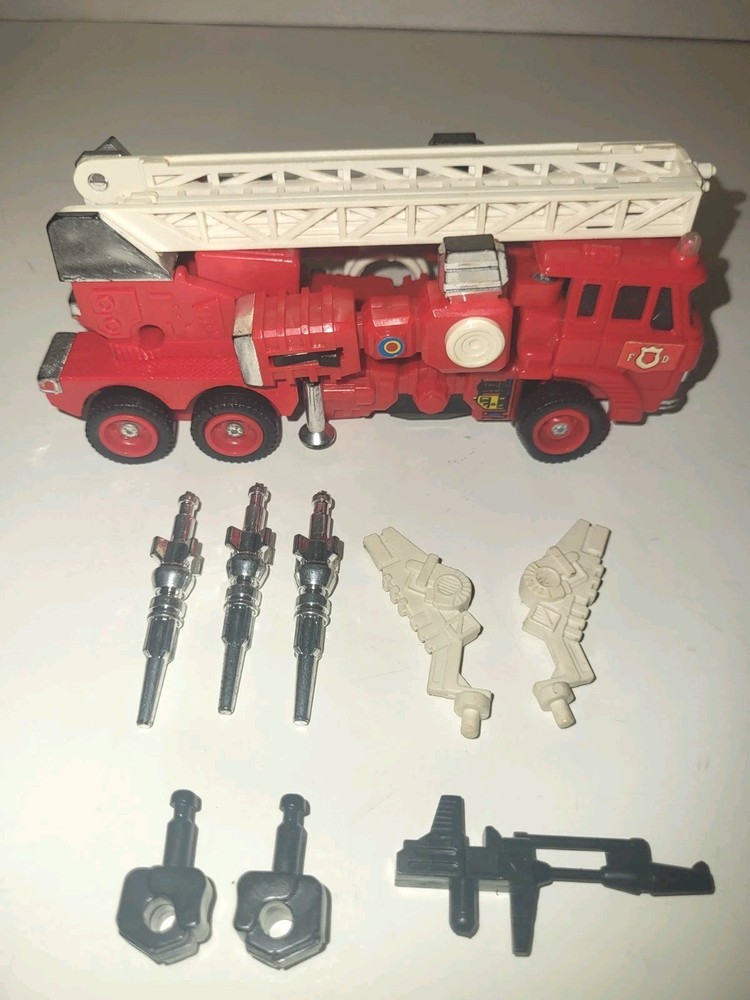Takara Transformers G1 Autobot Inferno Fire Truck 1980 1982 Japan complete Nice