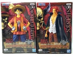 One Piece FILM RED Luffy Shanks Figure DXF THE GRANDLINE MEN Japan Free Shipping