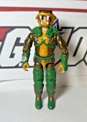 GI Joe Serpentor 1986 v1 *100% COMPLETE, Near Mint figure!* Original Cape VTG