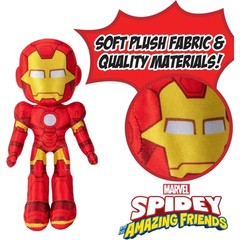 Marvel Spidey & His Amazing Friends 8″ Iron Man Plush Spider Man Stuffed Animal