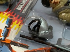 GI Joe 1989 Hasbro Inc “BULLHORN” 4″ Action Figure in Pack Poseable Toy