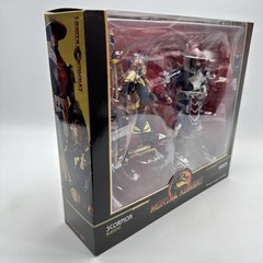 Mortal Kombat Scorpion Blackout & Raiden Defender Deluxe Figure Set 2020 New