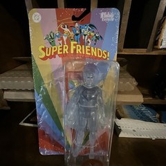 🔥New McFarlane Toys Super Friends Superman Crystallized RED PLATINUM 🔥