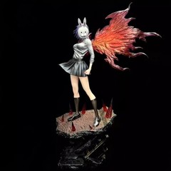 Tokyo Ghoul Touka Kirishima GK 30cm Figure Statue Double Head Carving Model Toy