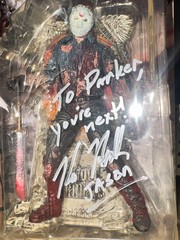 Kane Hodder Signed Jason Voorhees Movie Maniacs McFarlane Toys Action Figure