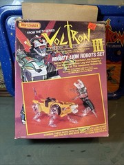 Vintage Voltron Matchbox Box Only Yellow And Green Lion 1984 Gb36 Go Lion