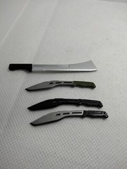 Tactical Machete Knife 1:12 Scale Weapon Action Figure Accessory Force