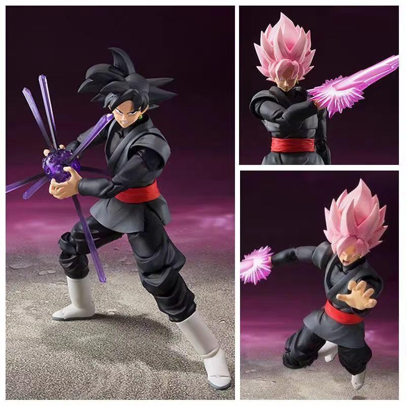 New 14cm Anime Dragon Ball Black Goku Zamasu Action Figure Super Saiyan