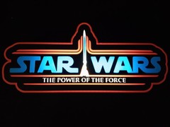 Retro Power of the Force POTF star wars logo lightbox sign for Star Wars display