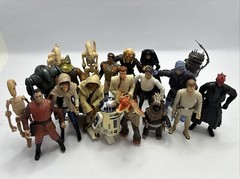 Star Wars Hasbro 1999 – 2008 Varies Action Figures in Bulk – Used – 20 pieces