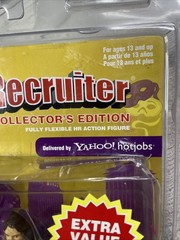 Yahoo HotJobs Super Recruiter Action Figure 2009 HR Promo Advertising Figure