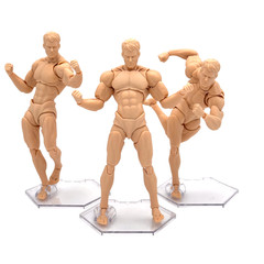 Peg-Free Footstands (9-Pack), Action Figure Stands, Clear, for 1/12 Scale Figure