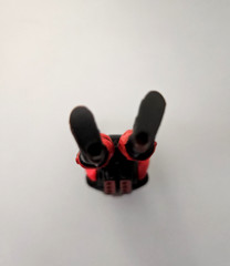 Red Wolf Roboskull Driver Action Figure Vintage / Palitoy Action Force 1983