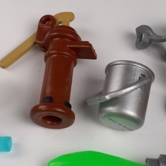 Mixed Lot Unidentified Toy Accessories Weapons Miscellaneous Small Junk