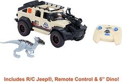 Matchbox RC Jurassic World Dominion Jeep Gladiator, 6-inch Dracorex, Claw