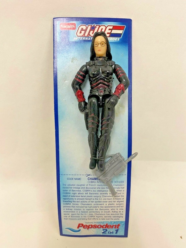 2002 Funskool GI Joe CHAMELEON Figure | Pepsodent Toothpaste Promo | INDIA
