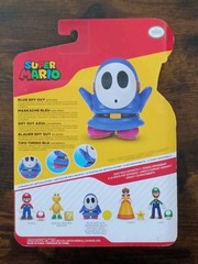 9-PK SHY GUY 4″ + 2.5″ Super Mario Nintendo Black Light Blue Green Red Yellow