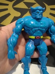 ToyBiz X-Men Battle Ravaged Wolverine 1994 & Mutant Flipping Power Beast 1995