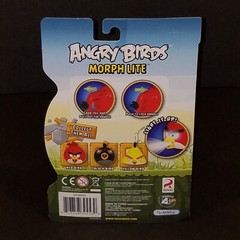 Angry Birds Morph Lite Flashlight 3 Figure Set Lite Force Black Red Yellow Bird