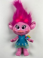 2015 Hasbro Princess Poppy Troll Doll Talks & Lights Up 14” Tall WORKS!